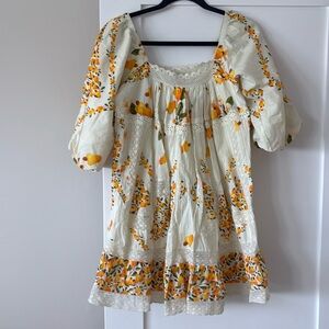 BNWOT-Farm Rio XS Dress 100 % Cotton